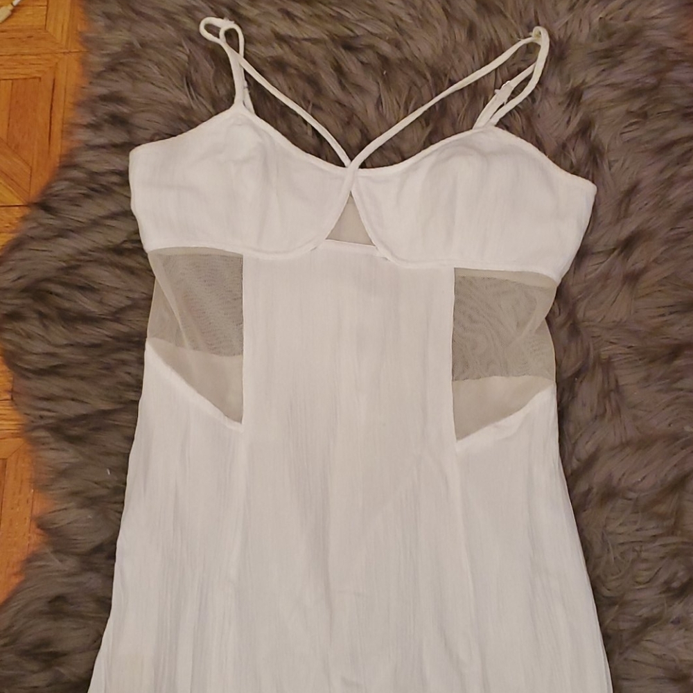 White sexy summer dress